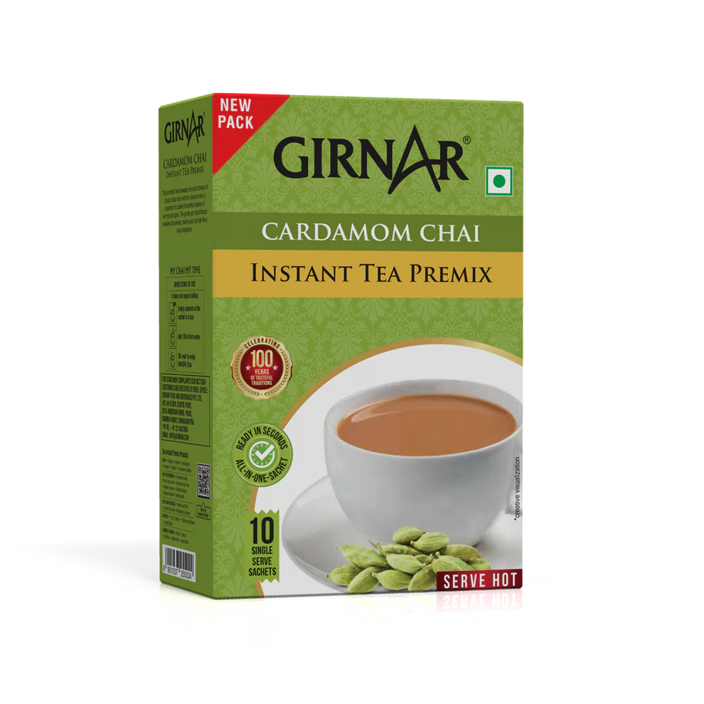 Premezcla de té instantáneo Girnar con cardamomo