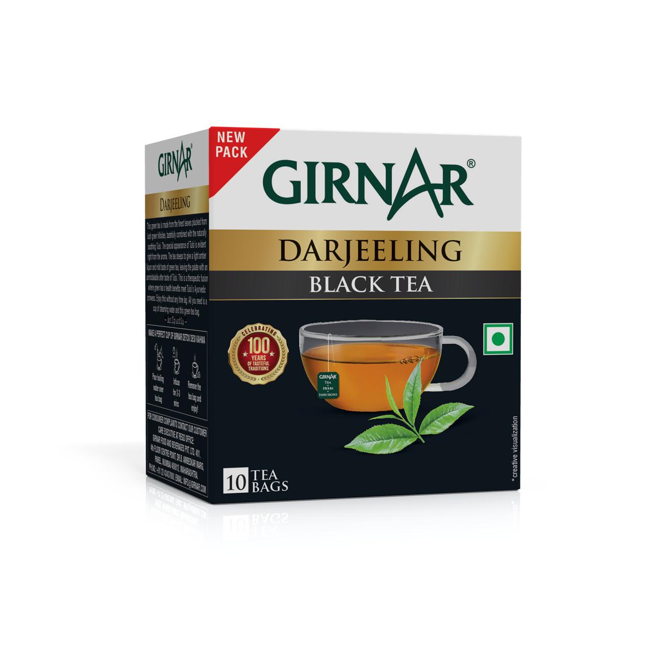 Girnar Single Origin Black Tea Bags - Darjeeling Tea