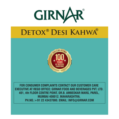 Bolsitas de Té Verde Girnar - Detox / Desi Kahwa 