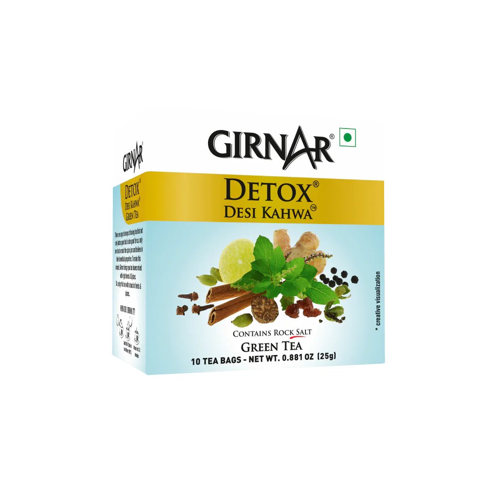 Bolsitas de Té Verde Girnar - Detox / Desi Kahwa 