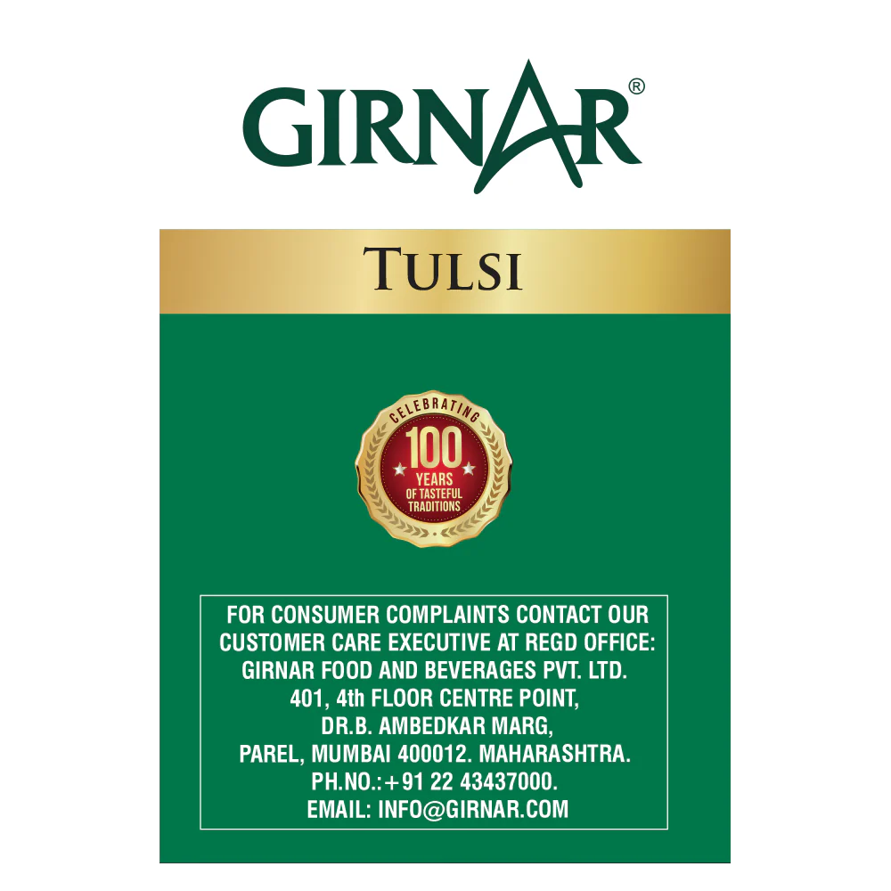 Bolsitas de té verde Girnar - Tulsi 