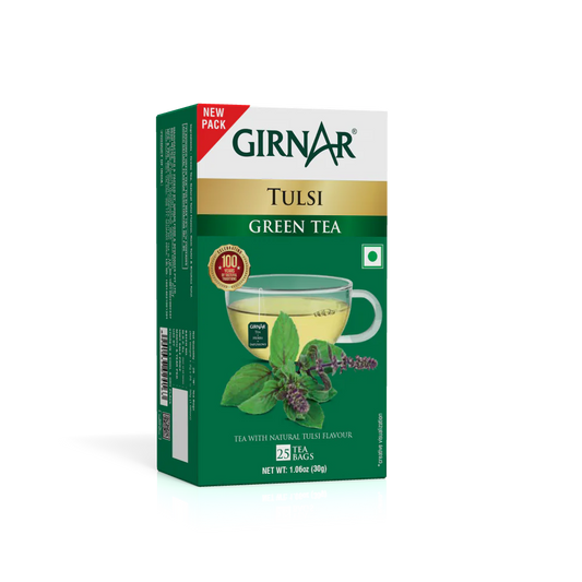 Bolsitas de té verde Girnar - Tulsi 
