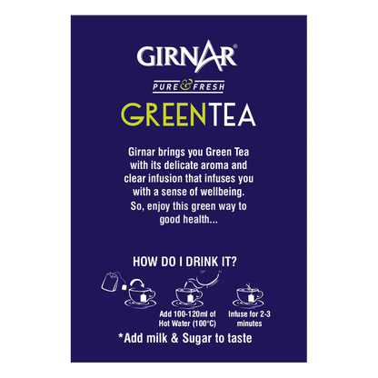 Bolsitas de té verde Girnar 