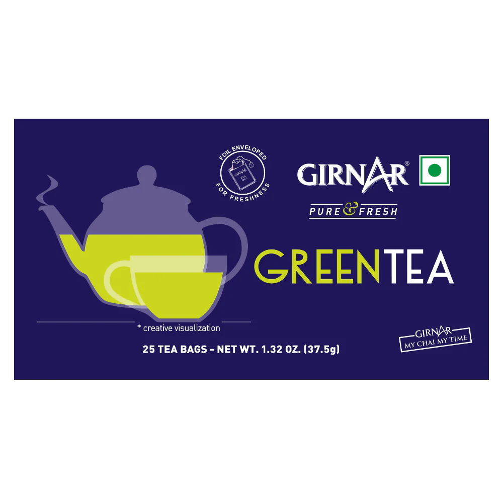 Bolsitas de té verde Girnar 