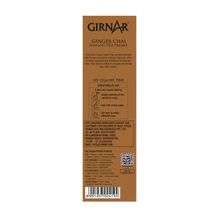 Premezcla de té instantáneo Girnar con jengibre 