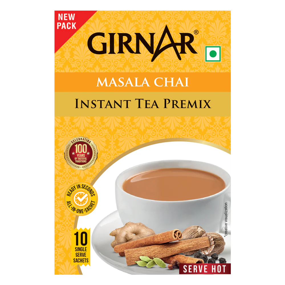Premezcla de té instantáneo Girnar con masala 